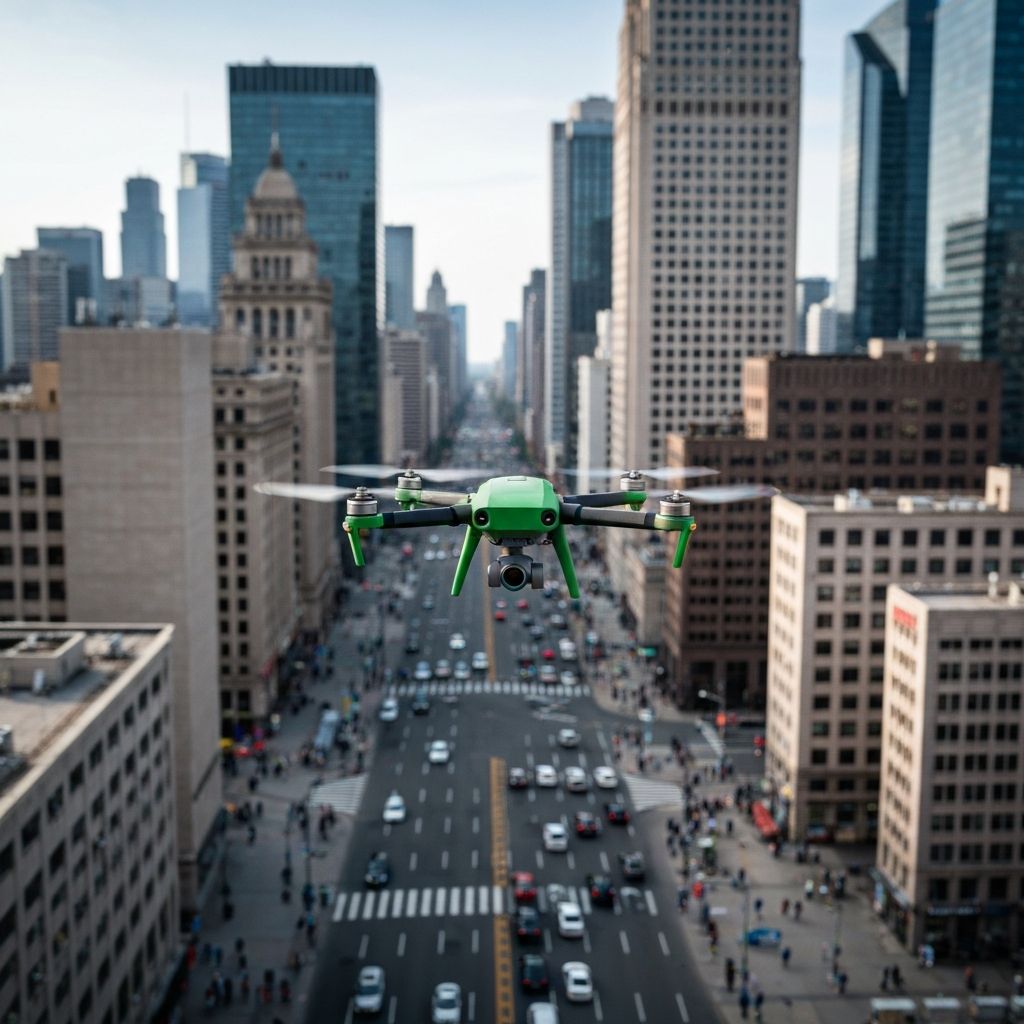 Urban drone delivery